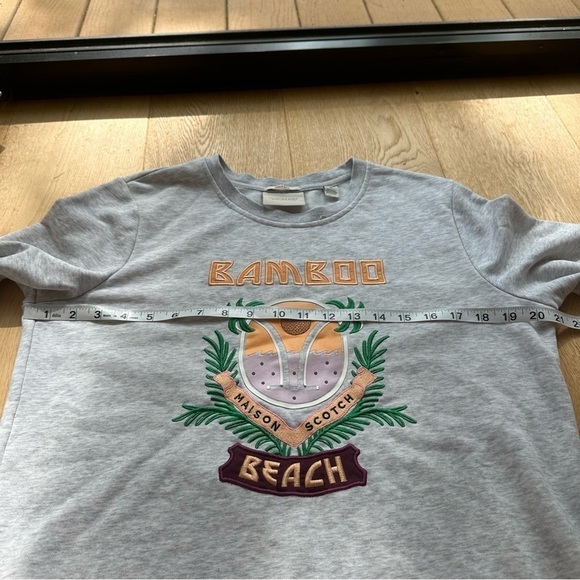 MAISON SCOTCH SCOTCH & SODA BAMBOO BEACH  SWEATSHIRT - M - Picture 7 of 12